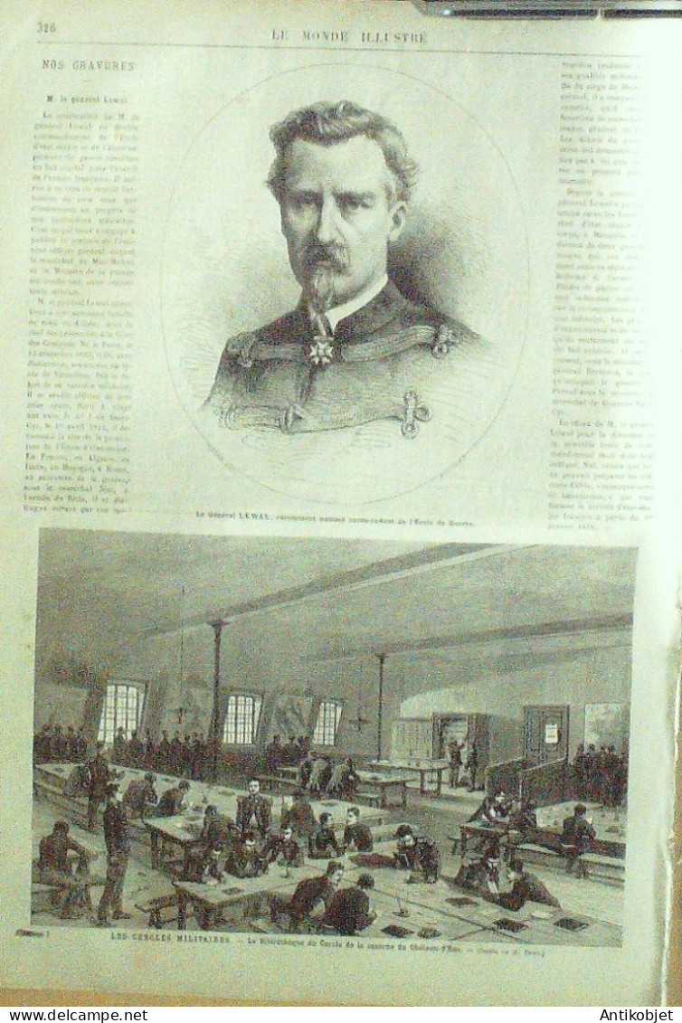 Le Monde Illustré 1877 N°1071 Bulgarie Plevna Lyon (69) Expo - 1850 - 1899