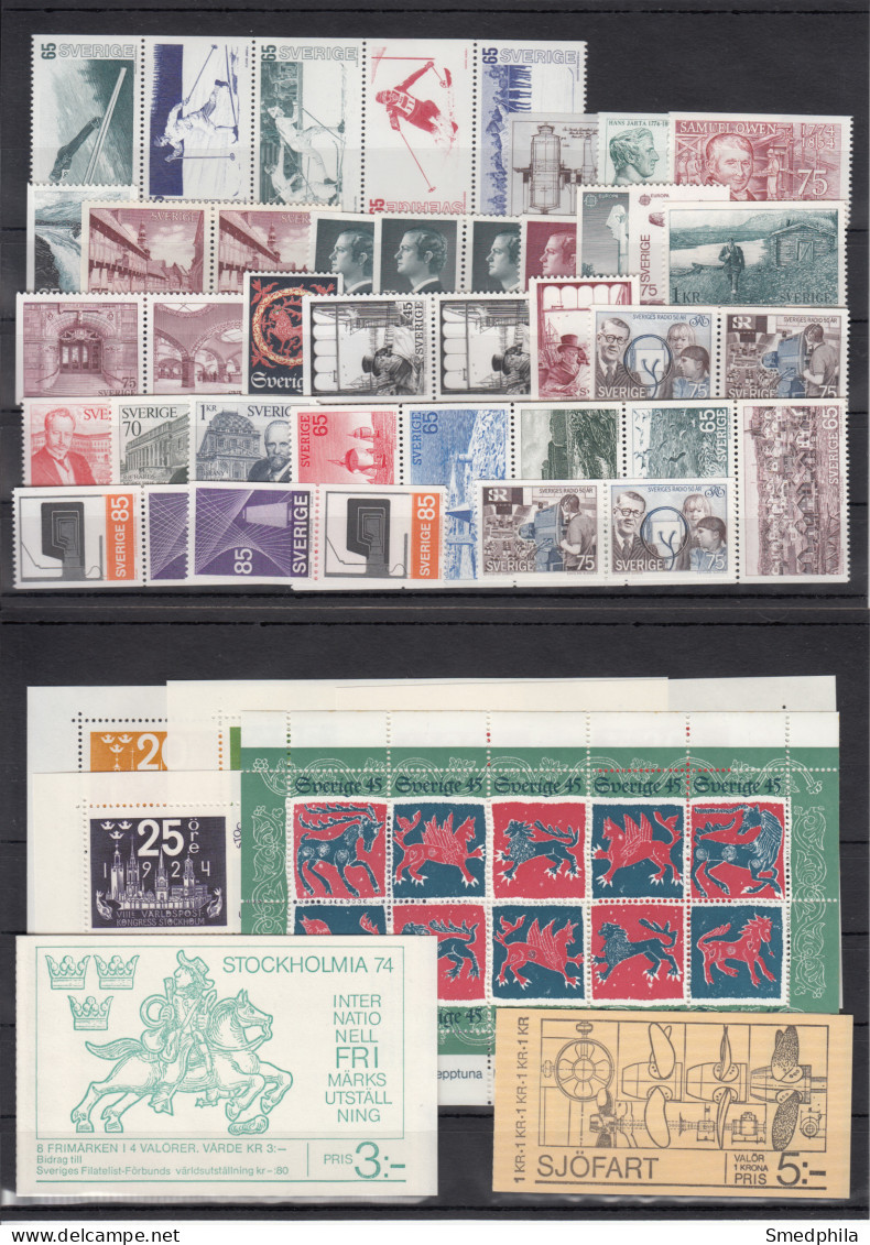 Sweden 1974 - Full Year MNH ** - Full Years