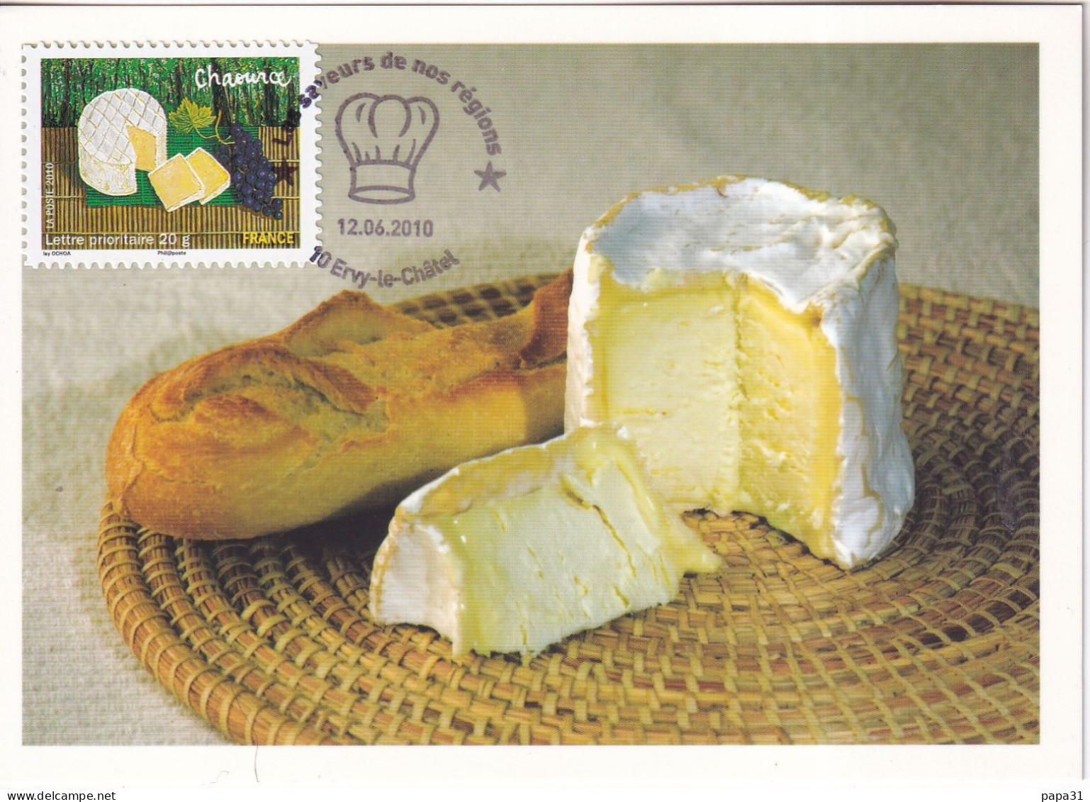 Fromage LE CHAOURCE  Avec Son Timbre - Recettes (cuisine)