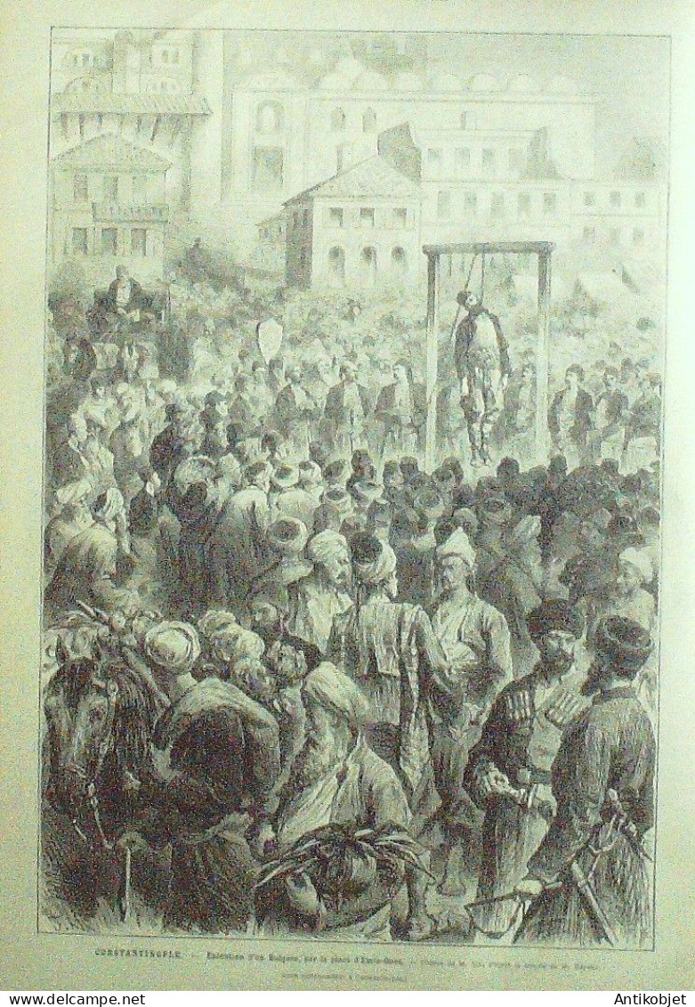 Le Monde Illustré 1877 N°1078 Russie St-Pétersbourg Turquie Constantinople - 1850 - 1899