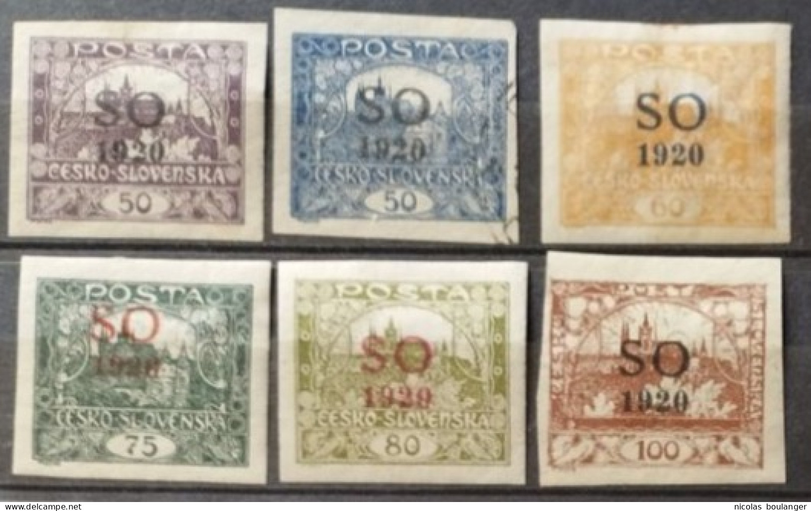 Silésie 1920 / 6 Timbres / * Et Used - Slesia