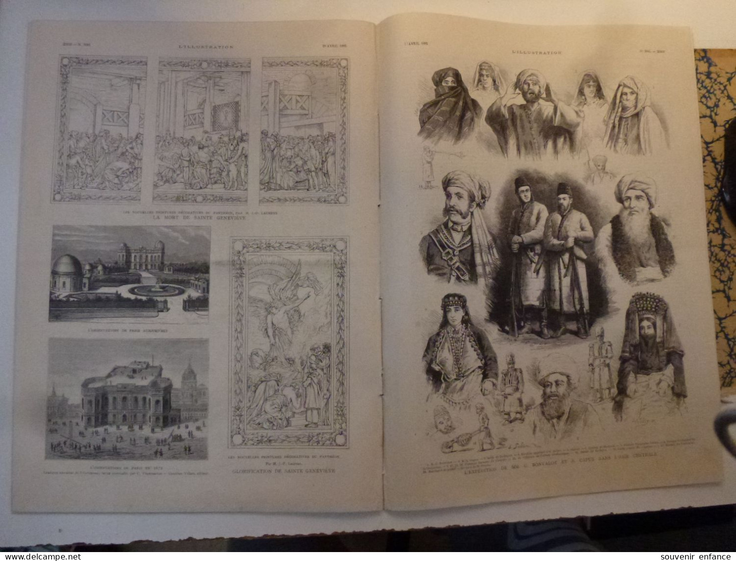 L'Illustration Avril 1882 Robert Darwin Sélection Naturelle Russie Et Russes Salon De 1882 Plan De Chemin De Fer Paris - 1850 - 1899