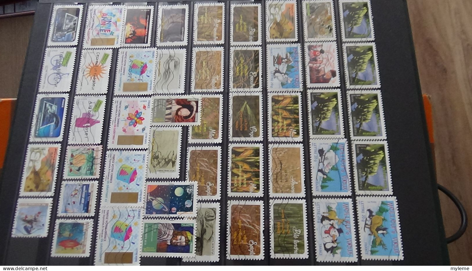 AZ104 Bel Ensemble De Timbres Autoadhésifs Oblitérés De France.  A Saisir !!! - Collections (en Albums)