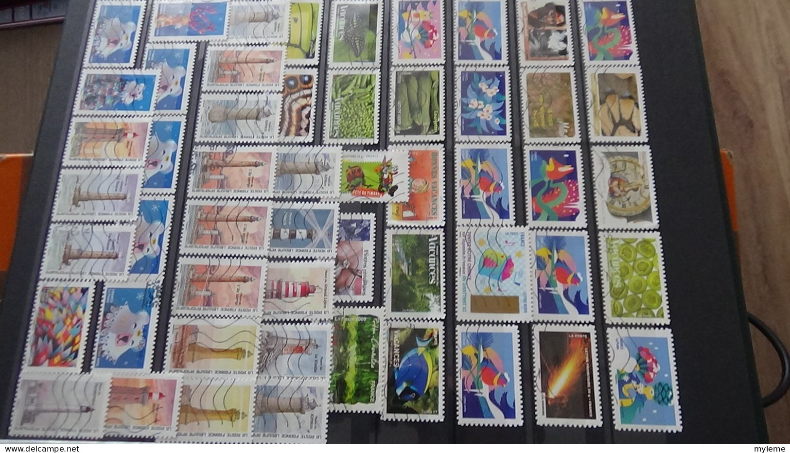 AZ104 Bel Ensemble De Timbres Autoadhésifs Oblitérés De France.  A Saisir !!! - Collections (en Albums)