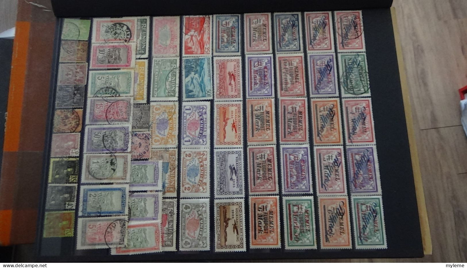 AZ105 Bel Ensemble De Timbres Des Anciennes Colonies Françaises  A Saisir !!! - Collections (en Albums)