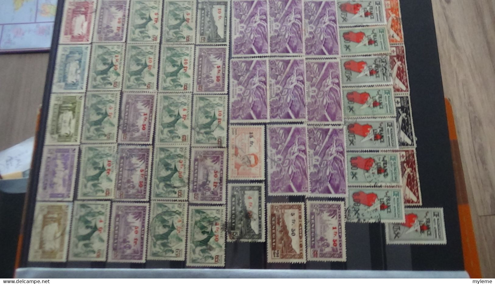 AZ105 Bel ensemble de timbres des anciennes colonies Françaises  A saisir !!!