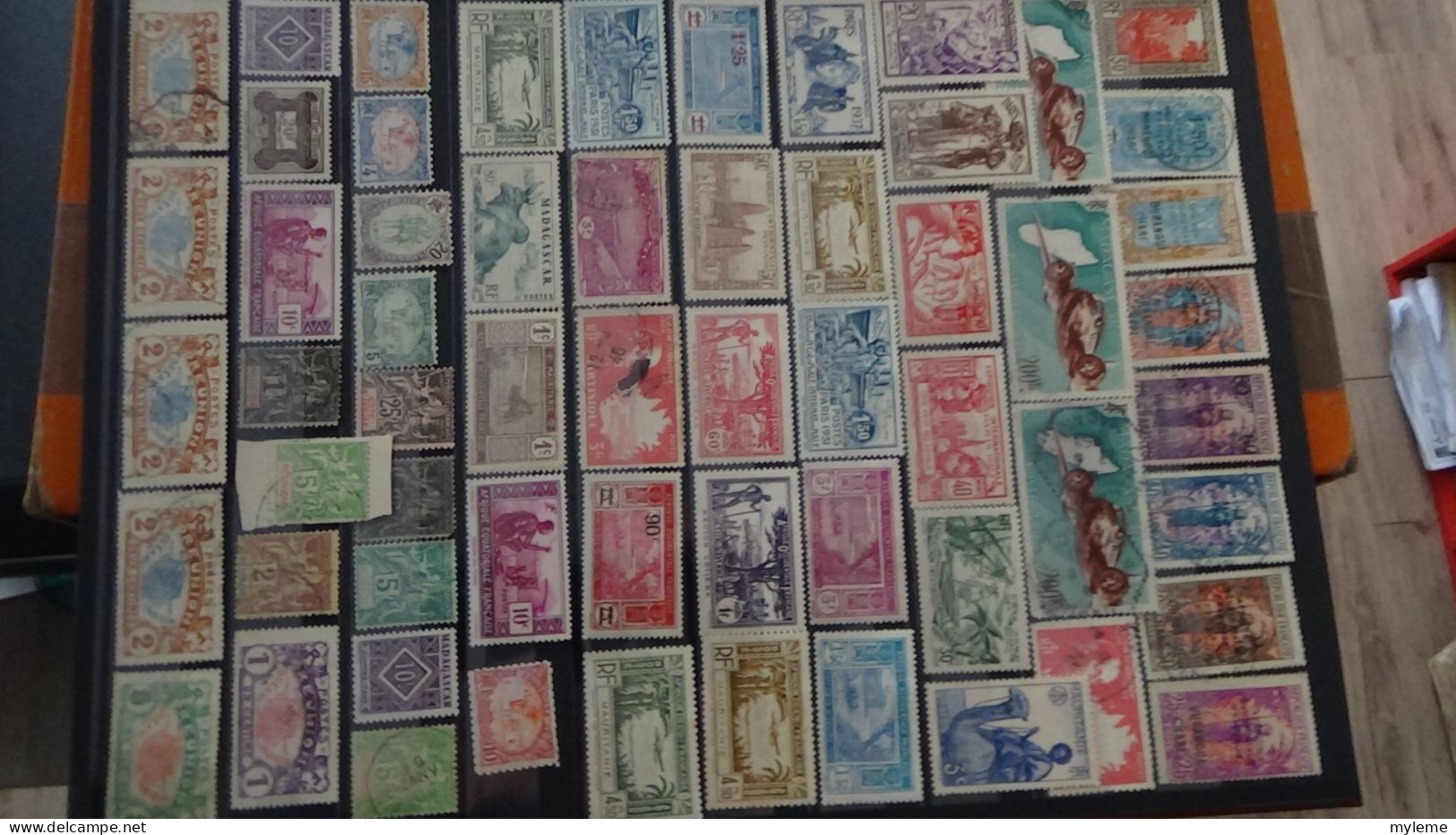 AZ105 Bel ensemble de timbres des anciennes colonies Françaises  A saisir !!!