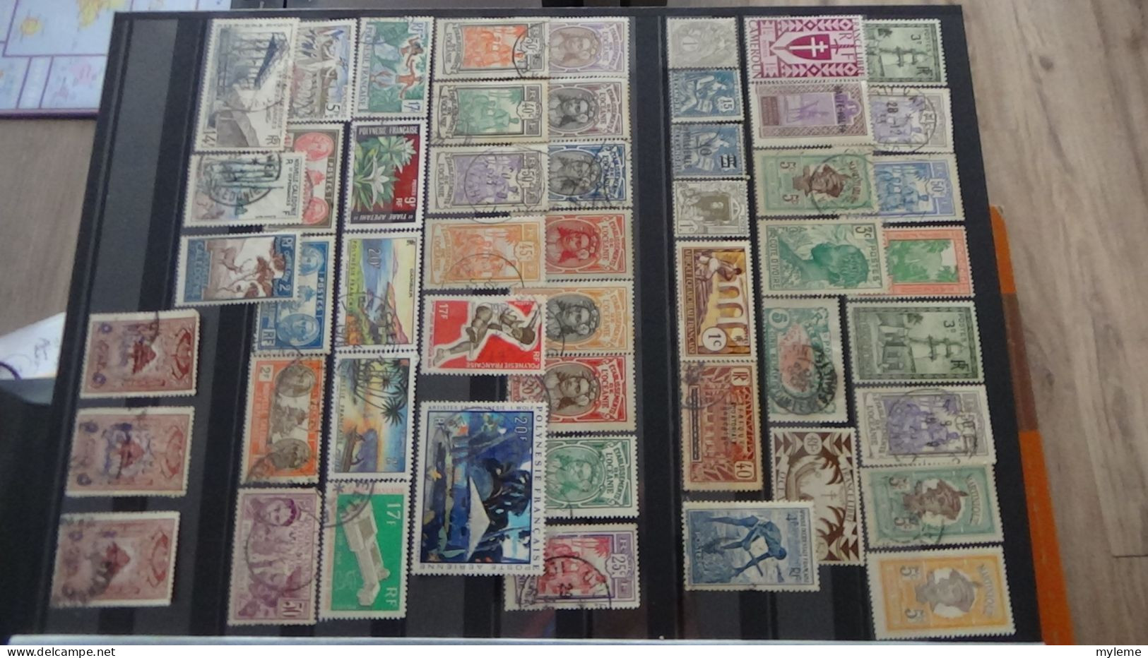 AZ105 Bel ensemble de timbres des anciennes colonies Françaises  A saisir !!!