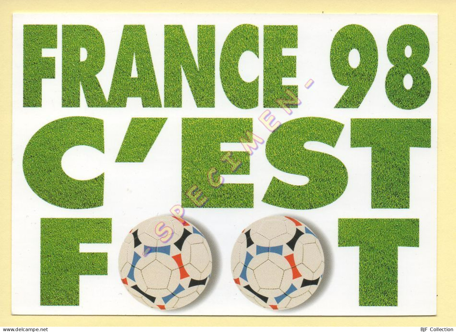 FRANCE 98 – Carte Collector N° 17/18 – FOOTIX – France 98 C'est Foot - Coupe Du Monde (voir Scan Recto/verso) - Fútbol