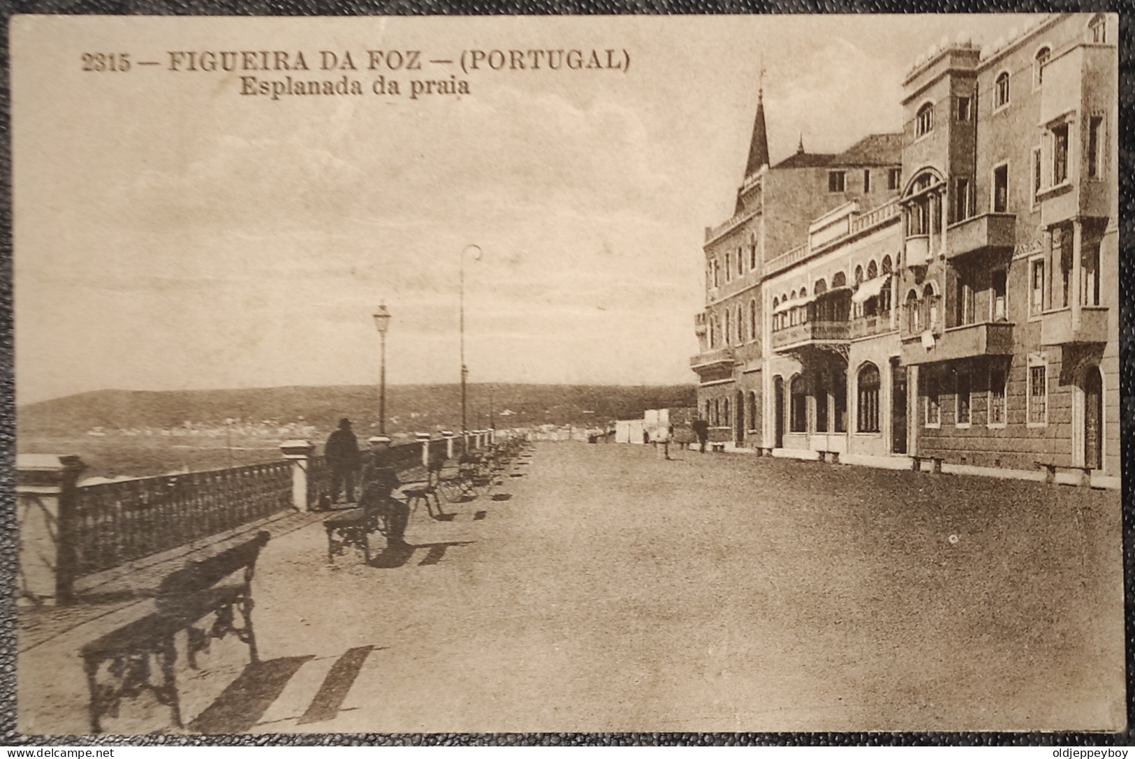 PORTUGAL FIGUEIRA DA FOZ - Esplanada Da Praia -  TO LOURES WITH CERES STAMPS  - Coimbra