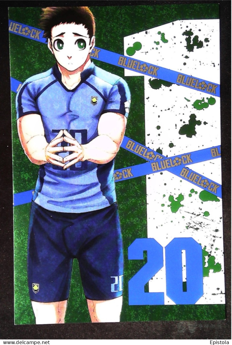 ► BLUE LOCK Manga BD Maxi Carte.  Dim. 18x12 -  Série Football Japon N°20  -Kaneshiro Nomura  Kodansha 2021 - Bandes Dessinées