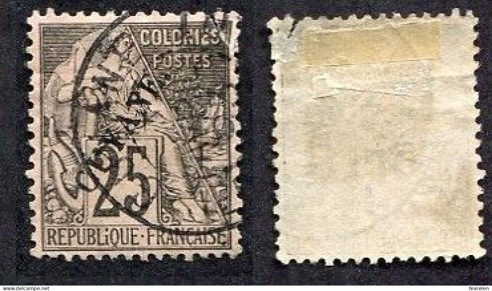 Colonie Française, Guyane N°23 Oblitéré, Qualité Beau - Used Stamps