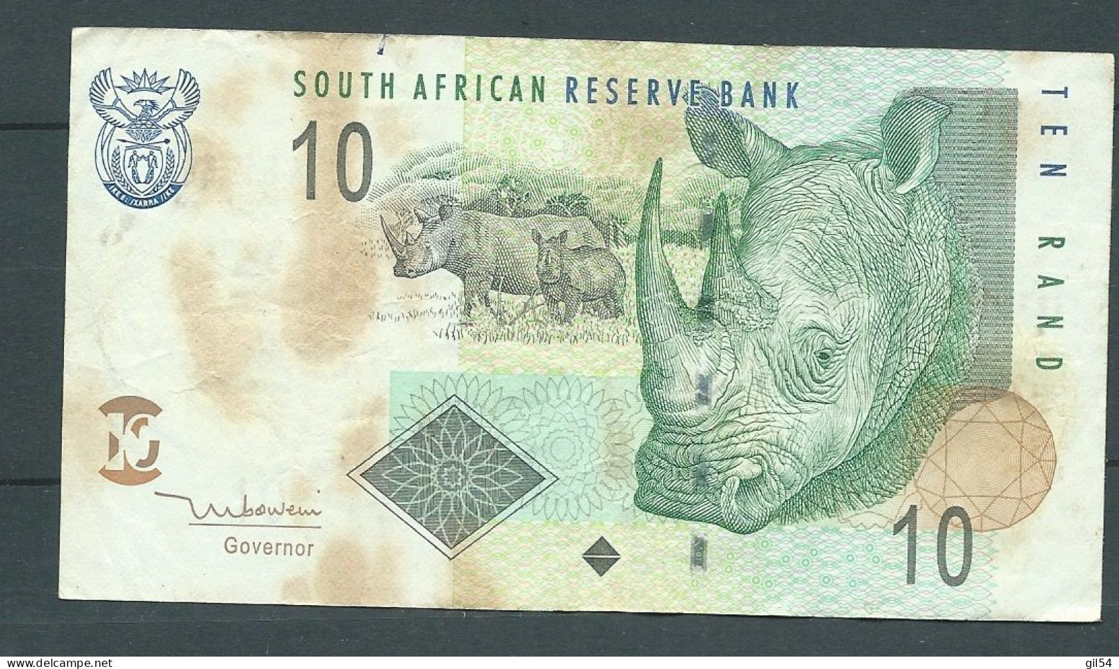 AFRIQUE DU SUD -   SOUTH AFRICA,10 RAND,2005,P.128a -  HS4787817A    Laura 9330 - Zuid-Afrika