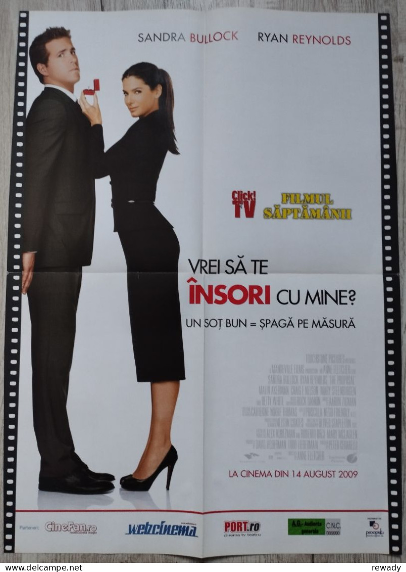 Tanara Sexi - Young Lady - Semi Nude - The Proposal - Sandra Bullock - Ryan Reynolds - Poster - Affiche (385x535 Mm) - Manifesti & Poster