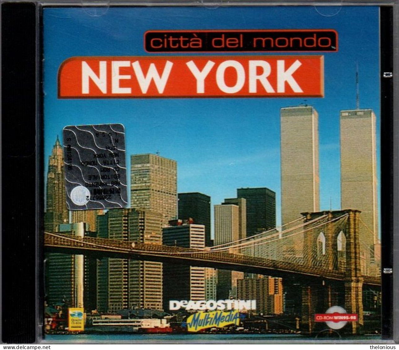 # CD ROM Città Del Mondo - New York - DeAgostini Multimedia 2000 - Altri