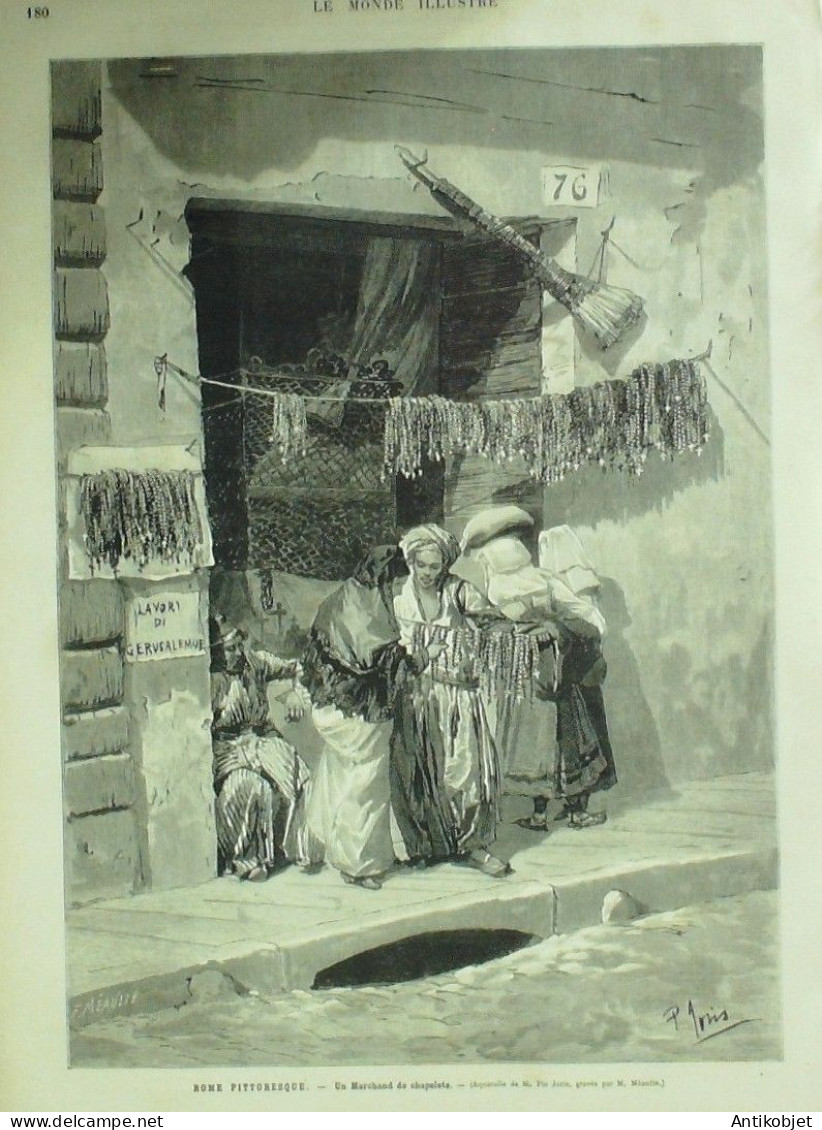 Le Monde Illustré 1878 N°1094 Rome Funérailles De Sa Sainteté Pie IX - 1850 - 1899