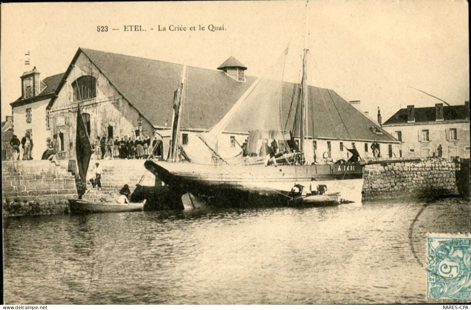 56 ETEL - LA CRIEE ET LE QUAI - Etel