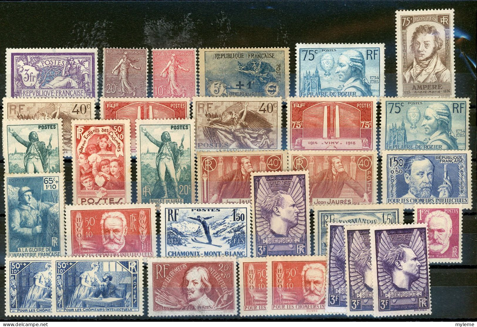 AZ140 Bel Ensemble De Timbres ** De France Avec Défauts..  A Saisir !!! - Collections (with Albums)