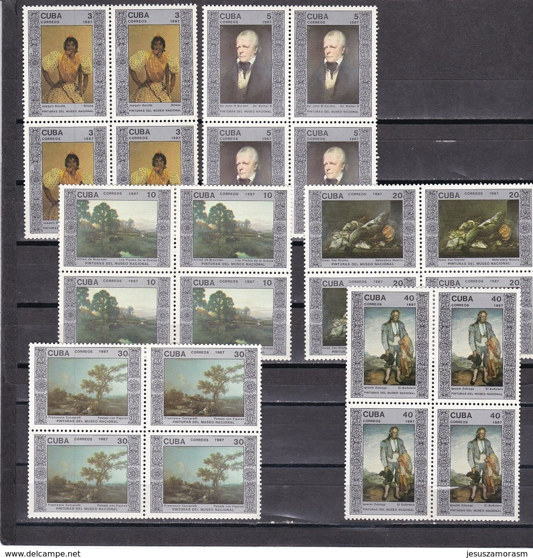 Cuba Nº 2747 Al 2752 En Bloque De Cuatro - Unused Stamps