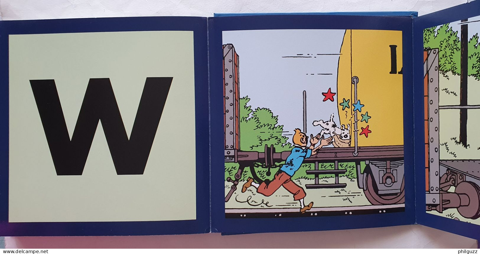 images en action LIVRE ALBUM TINTIN MOULINSART 1999 JE DECOUVRE LES LETTRES