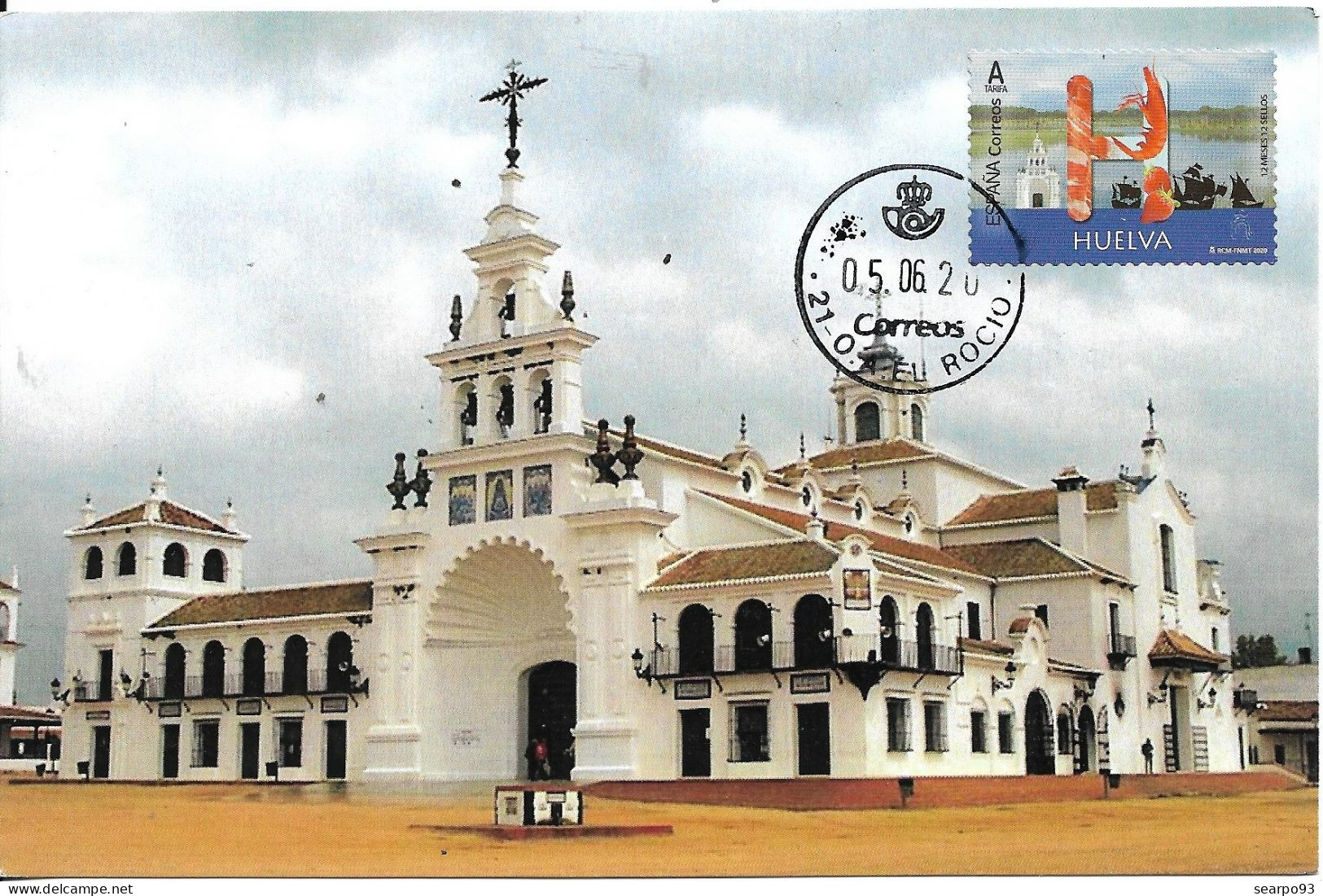 SPAIN. MAXICARD SANTUARIO NUESTRA SEÑORA DEL ROCIO. ALMONTE (HUELVA). 2020 - Maximum Kaarten