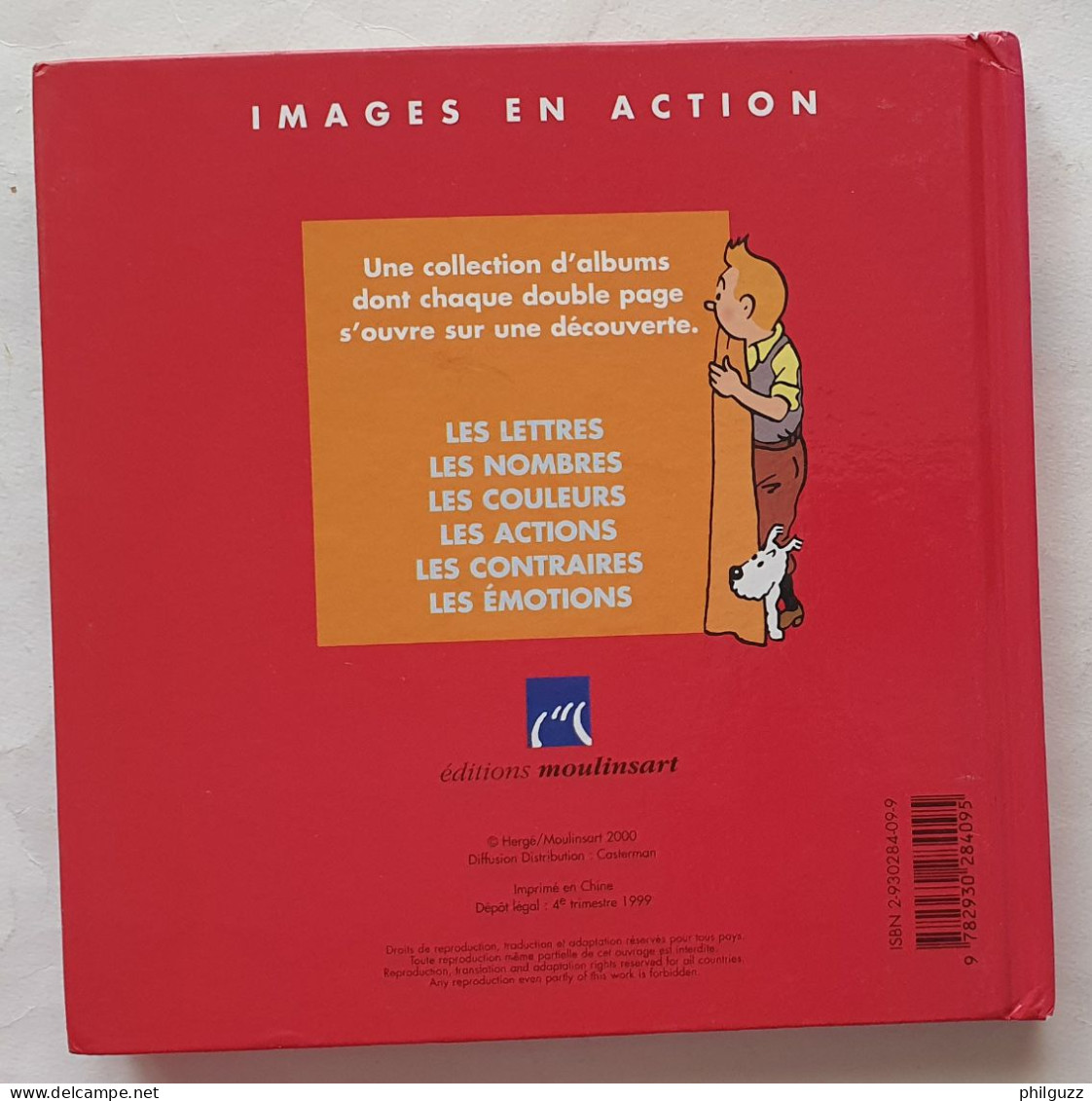 Images En Action LIVRE ALBUM TINTIN MOULINSART 2000 JE DECOUVRE LES NOMBRES - Hergé