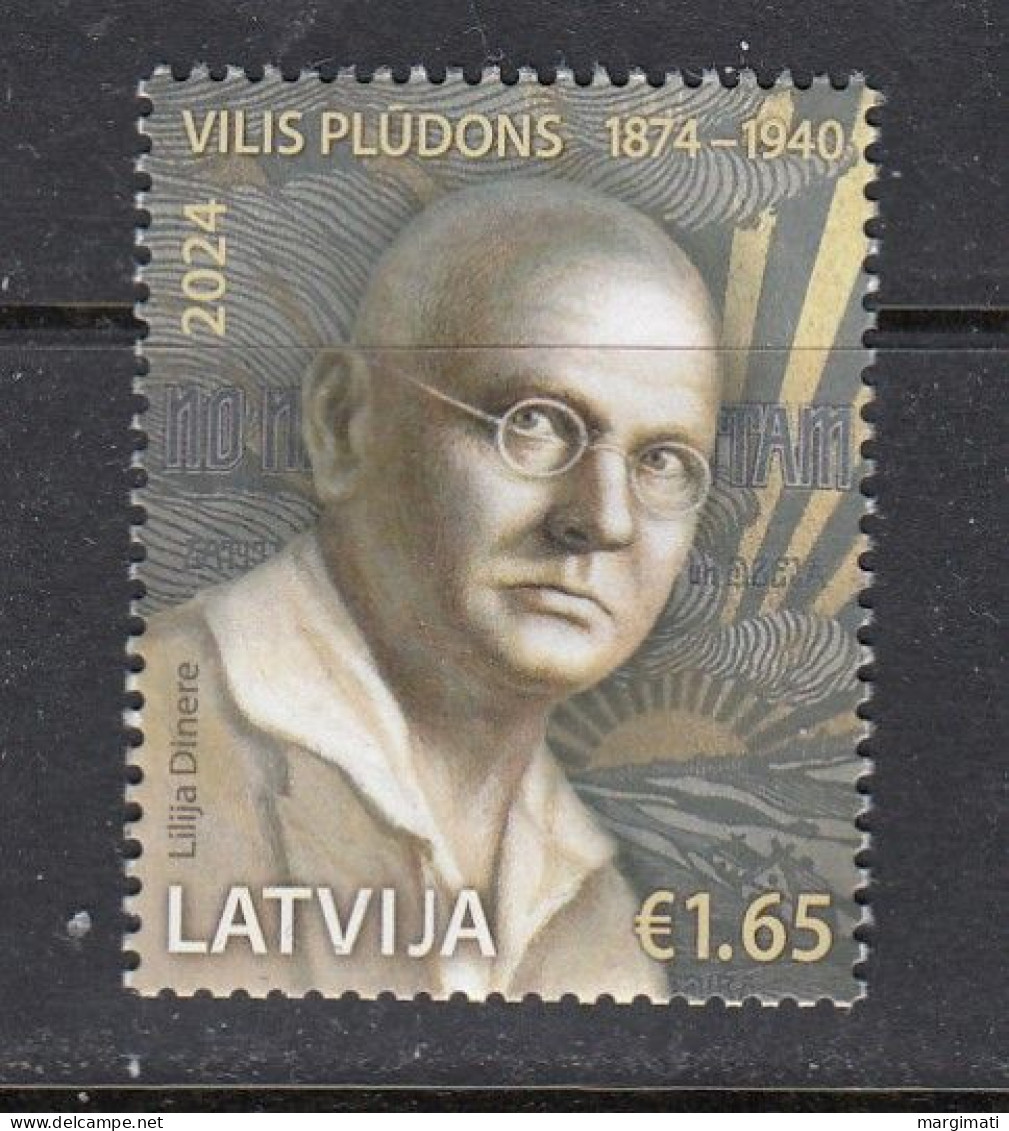 Latvia 2024. Vilis Pludonis. 1 W. MNH - Lettonie