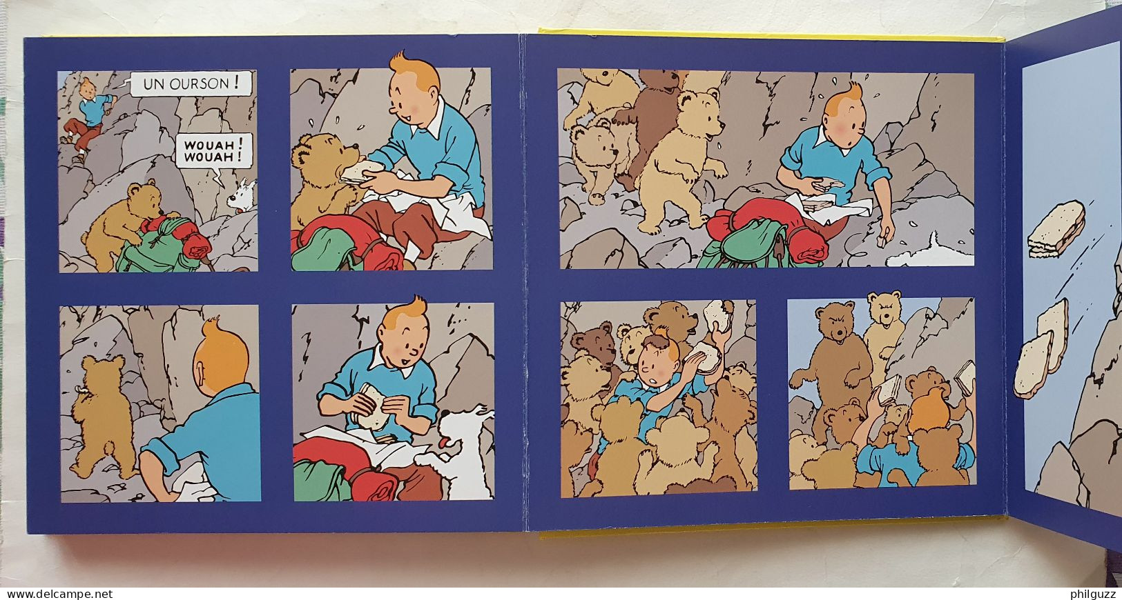 Images En Action LIVRE ALBUM TINTIN MOULINSART 2000 JE DECOUVRE LES ANIMAUX - Hergé