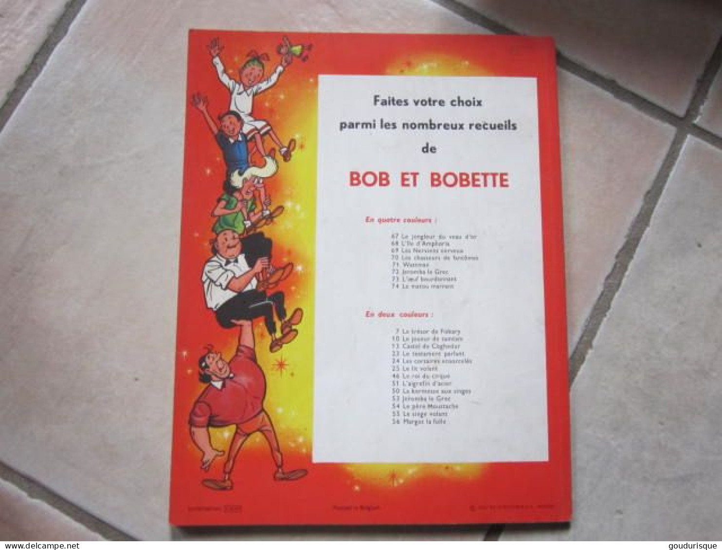 BOB ET BOBETTE N°71 WATTMAN  VANDERSTEEN - Bob Et Bobette