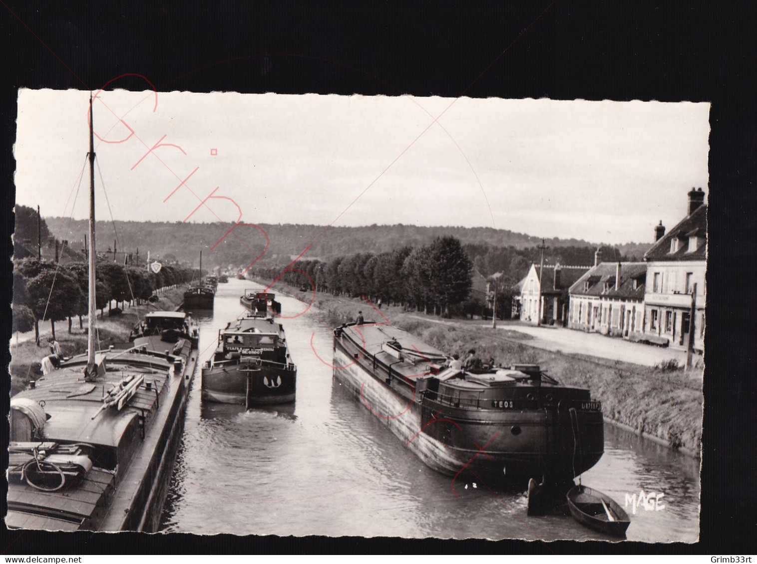 Longueil-Annel - Le Canal En Direction De L'Ecluse - Fotokaart - Longueil Annel