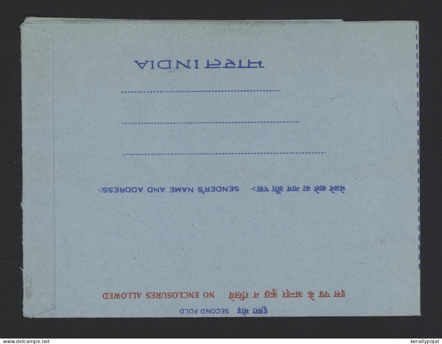 India 1973 Bombay Aerogrammer To Denmark__(12553) - Lettres & Documents