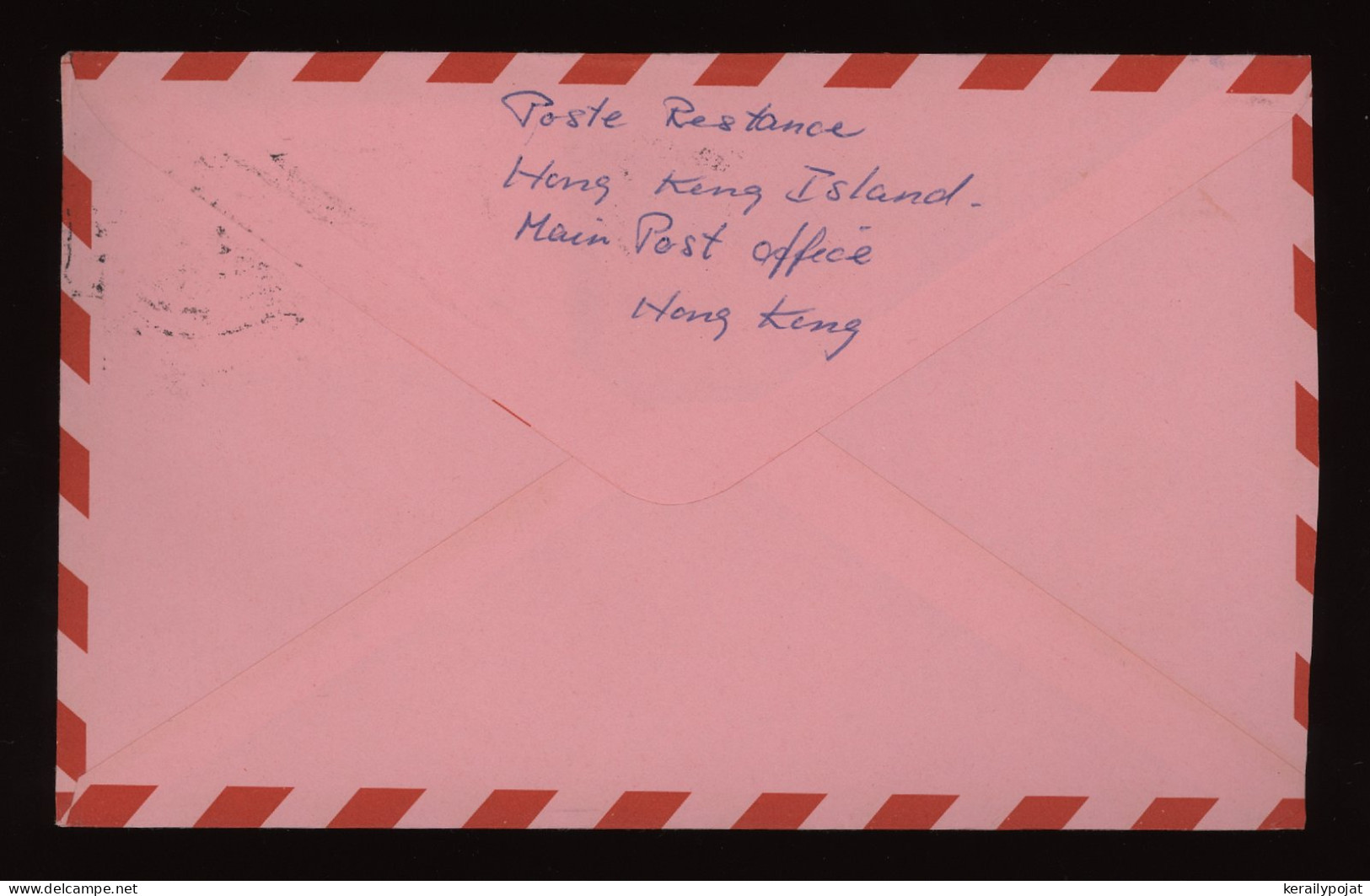 Hong Kong 1969 Air Mail Cover To Denmark__(12362) - Brieven En Documenten