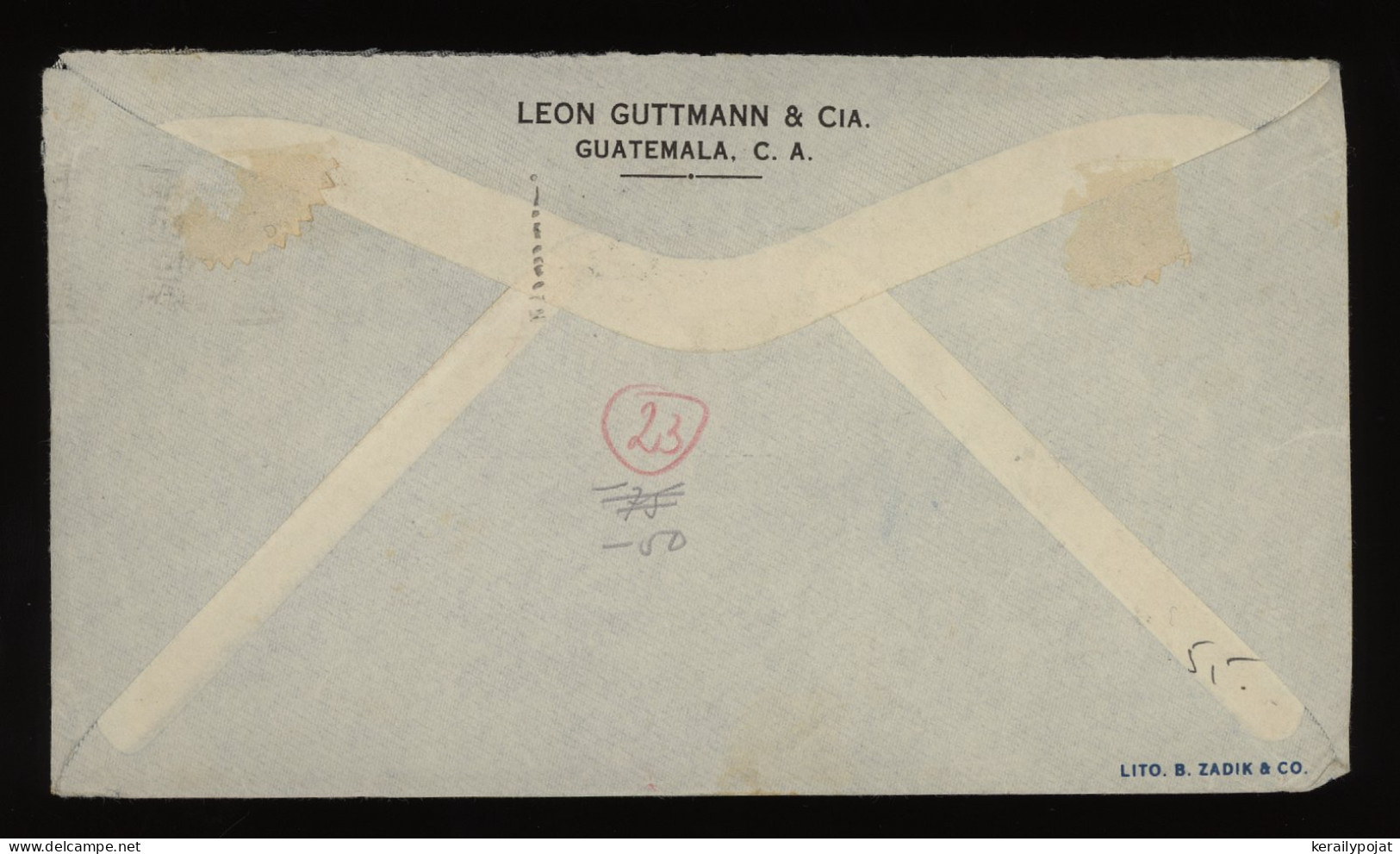 Guatemala 1938 Air Mail Cover To Germany__(12374) - Guatemala