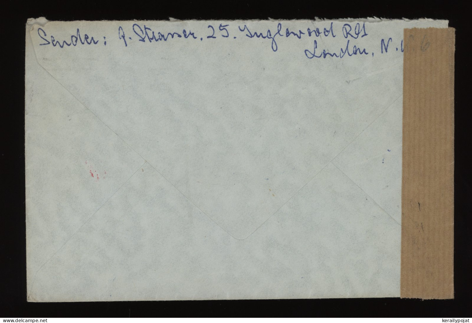 Great Britain 1952 Stoke Newington Censored Cover To Austria__(9674) - Lettres & Documents