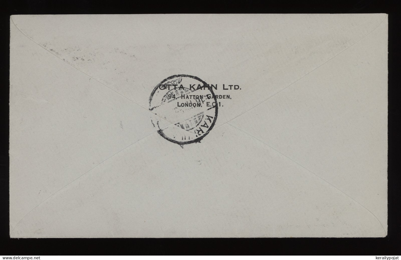 Great Britain 1935 London Air Mail Cover To Finland__(12256) - Storia Postale