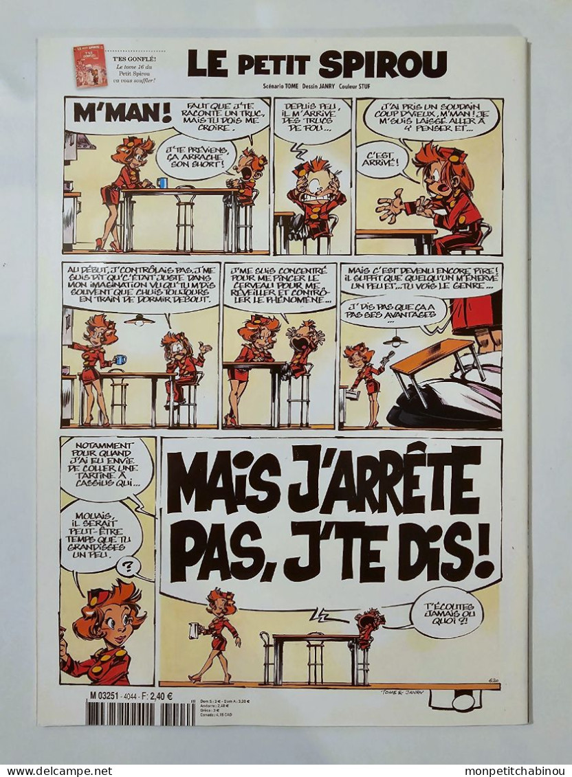 SPIROU Magazine N°4044 (14 Octobre 2015) - Spirou Magazine