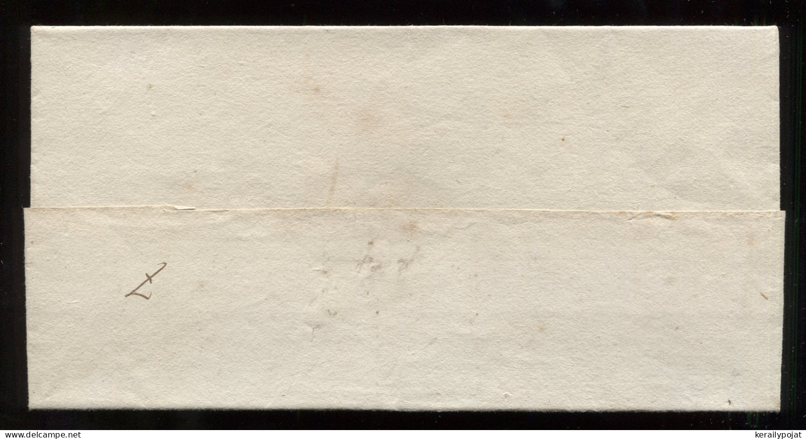 Poland 1800's Zanow Prephilately Letter__(8449) - ...-1860 Prefilatelia