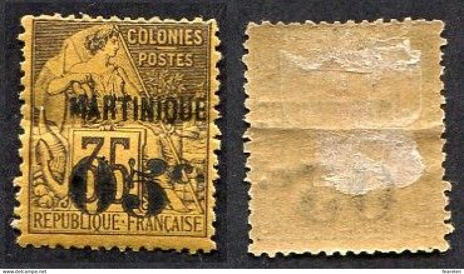 Colonie Française, Martinique N°13B*, Qualité Beau - Ungebraucht
