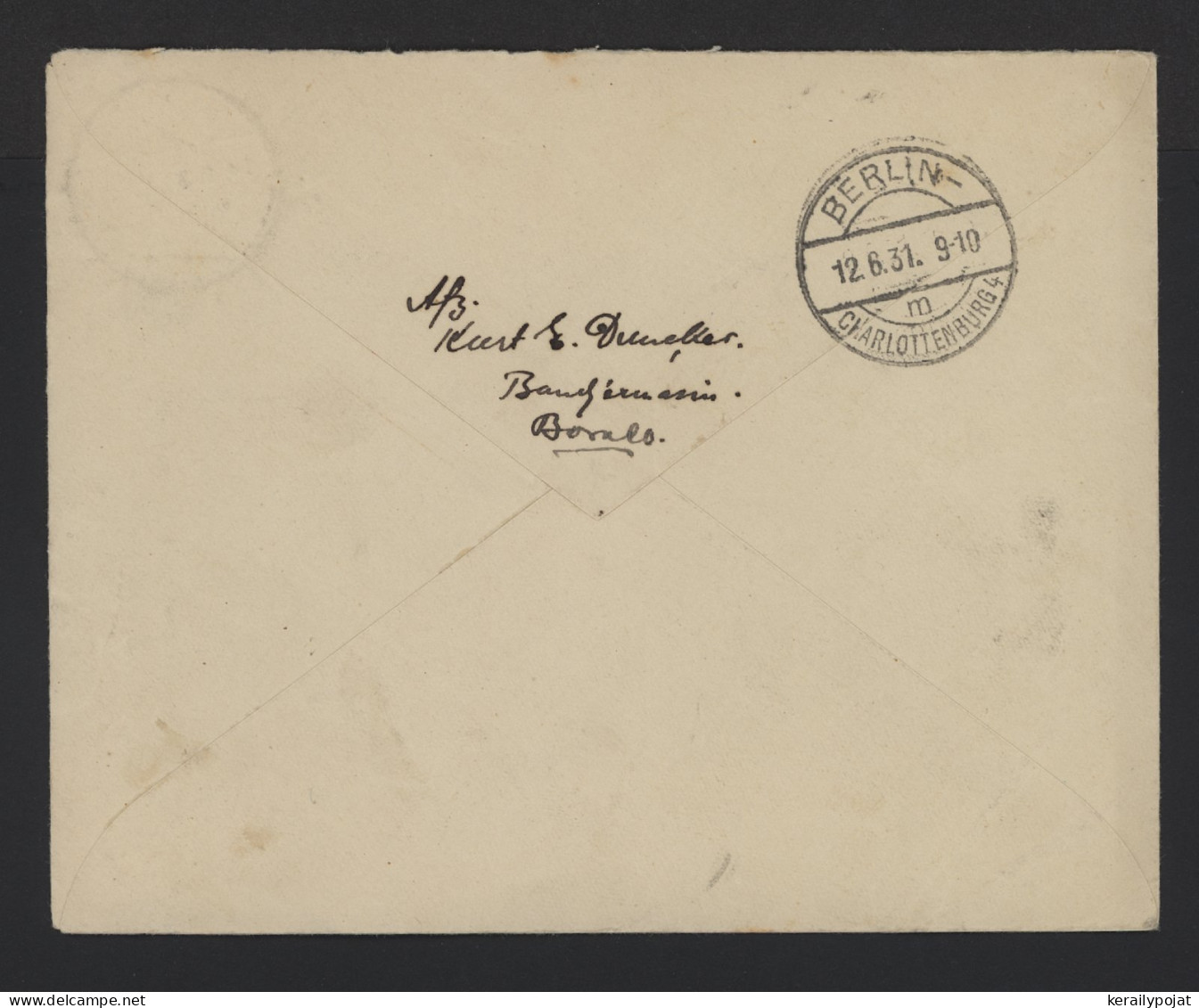 Netherlands Indies 1931 Bandjermasin Registered Cover To Germany__(12334) - Indes Néerlandaises