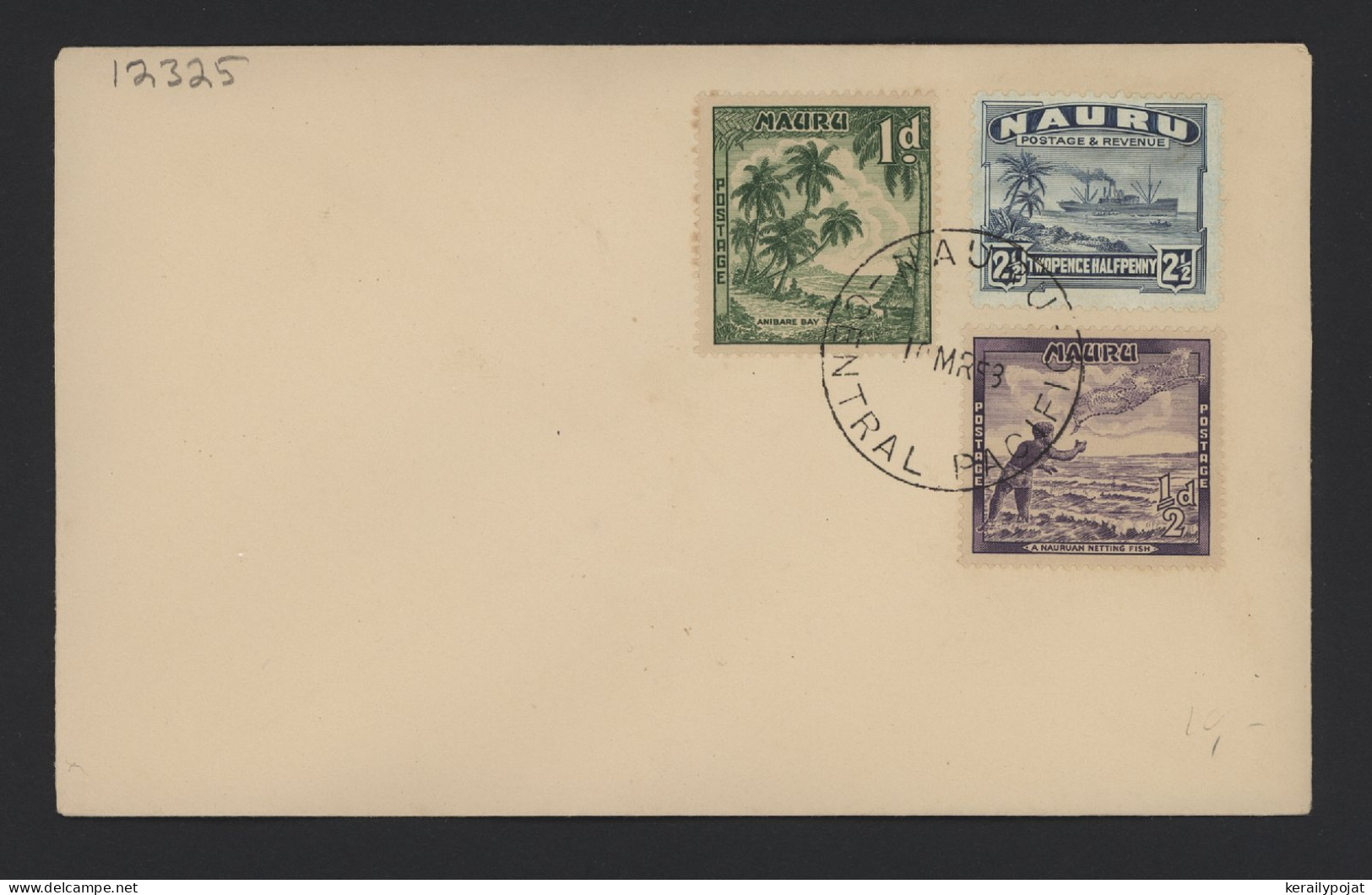 Nauru 1953 Cancelled Cover__(12325) - Nauru