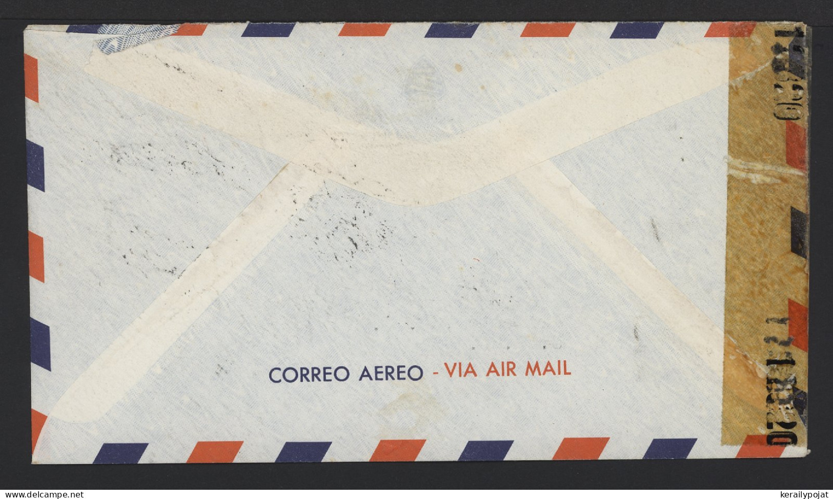 Mexico 1940's Censored Air Mail Cover To Denmark__(12462) - Messico