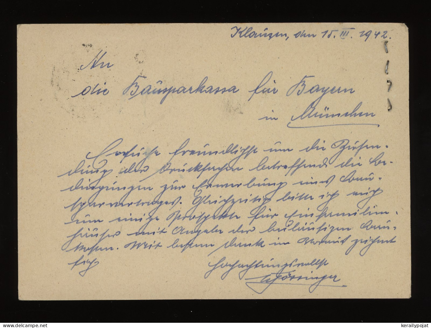 Italy 1942 Censored Stationery Card To Munchen__(11329) - Ganzsachen