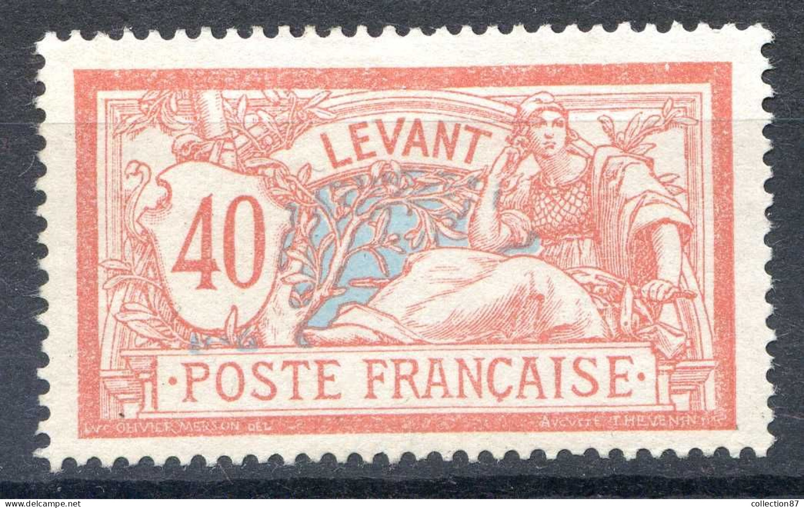 REF 087 > LEVANT < N° 19 (* ) Beau Centrage < Neuf Sans Gomme - MH (*) - Ungebraucht