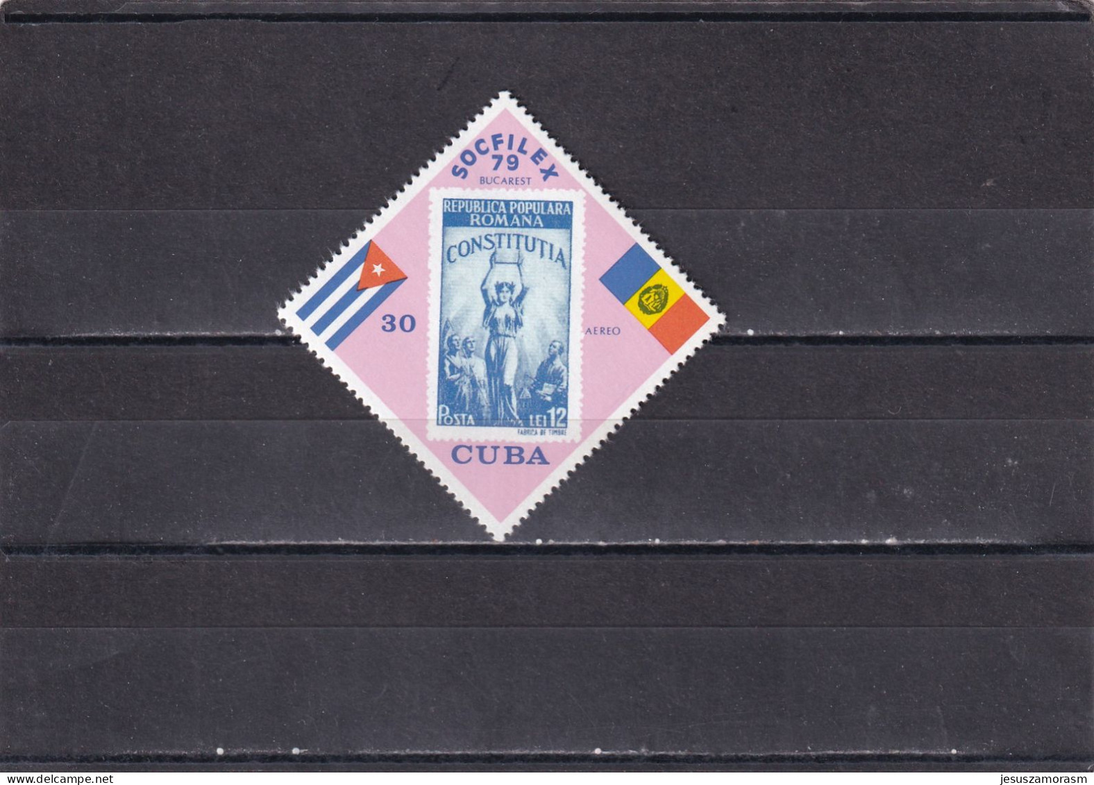 Cuba Nº A317 - Luchtpost