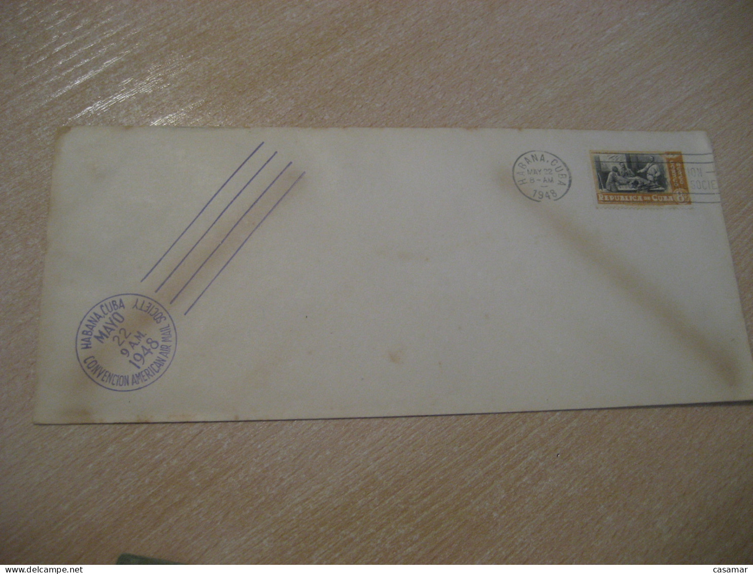 HABANA 1948 Convencion American Air Mail Society Cancel Cover America - Other (Air)