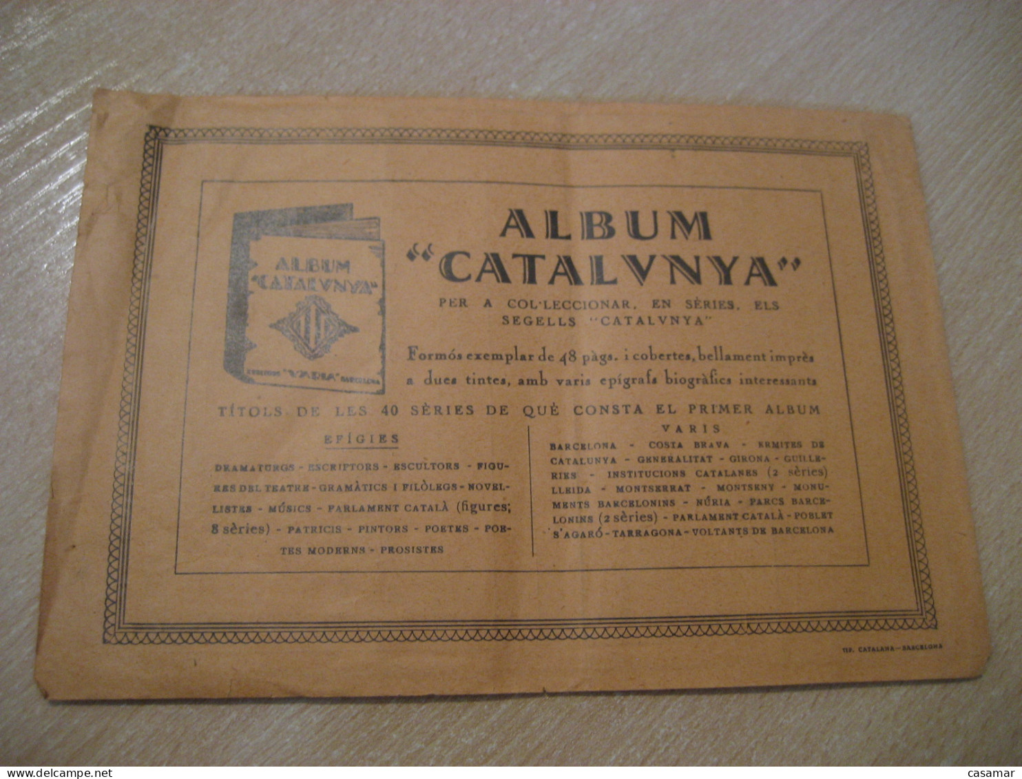 Segells CATALUNYA Patriotic 16 Poster Stamp Vignette SPAIN Label Colon Radio Montserrat Macia Nuria Girona Fabra Carner - Altri & Non Classificati