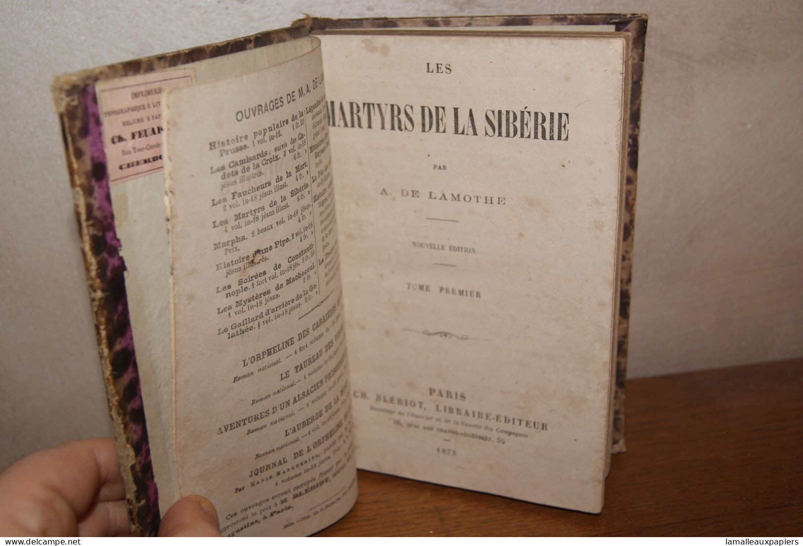 Les Martyrs De La Sibérie (A. De La Mothe) 1873 - Adventure