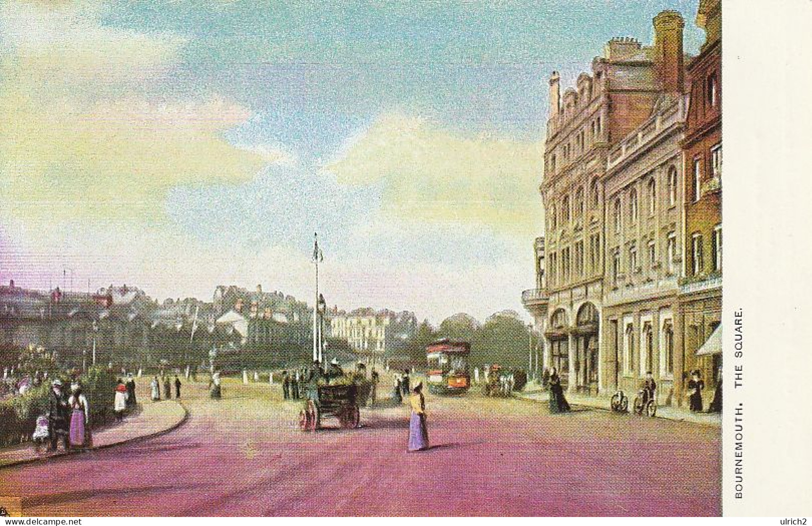 AK Bournemouth - The Square - Ca. 1905 (68296) - Bournemouth (fino Al 1972)