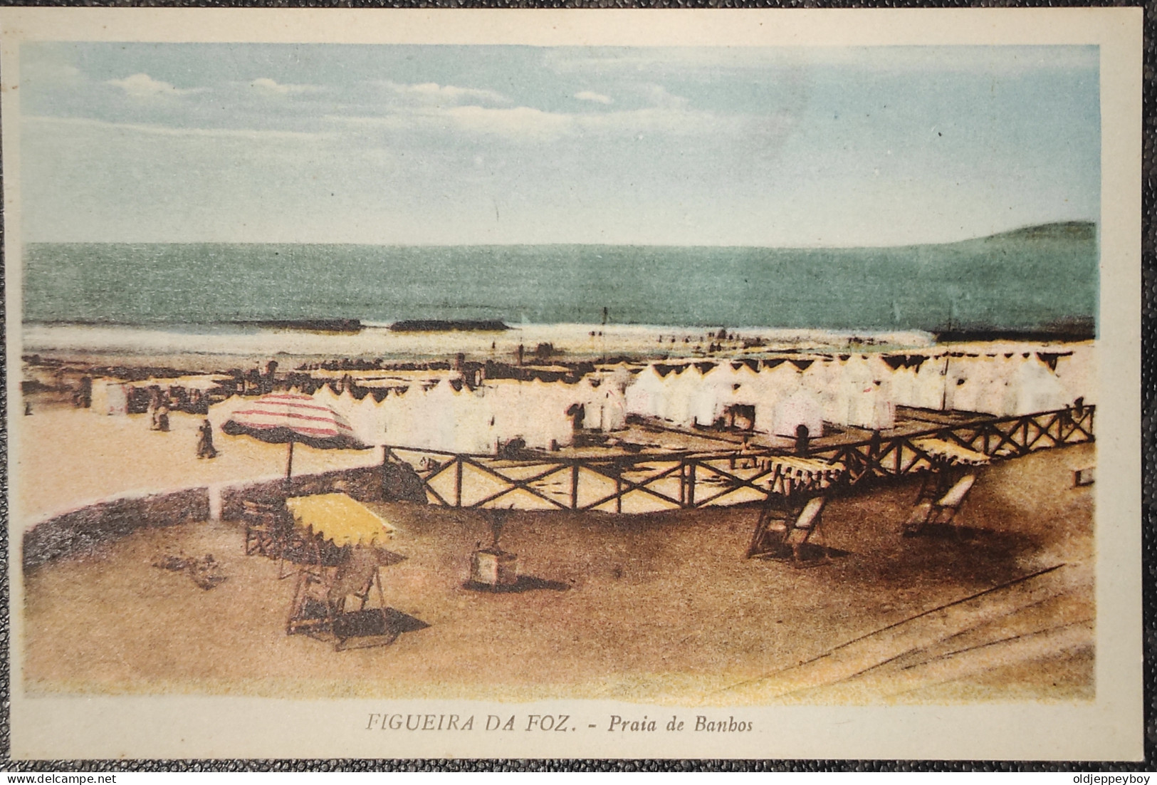 PORTUGAL FIGUEIRA DA FOZ -PRAIA DE BANHOS TINTED COULOUR - Coimbra