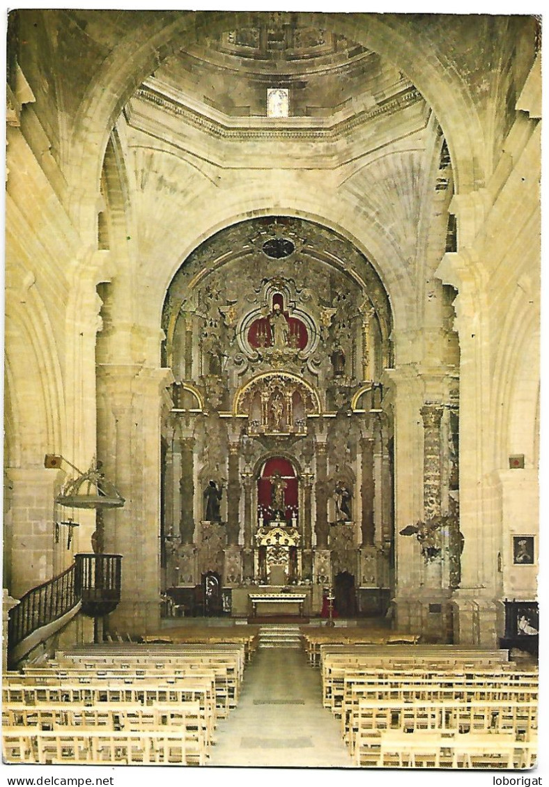 PARROQUIA DE SANTO DOMINGO, NAVE CENTRAL / THE SAINT DOMINGO PARISH.- SANLUCAR DE BARRAMEDA.-  CADIZ.- ( ESPAÑA) - Cádiz